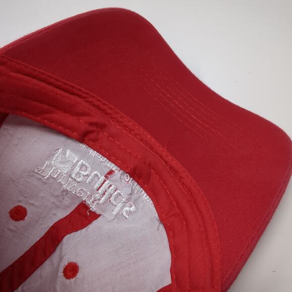 Thrivent Builds Slideback Baseball Cap Red One Size Adjustable Embroidered AMC - Picture 8 of 10